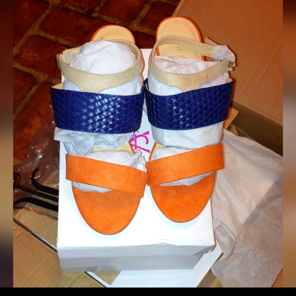 Women's sandals Sole lift, by Ashley Stewart,these are hard to find sizes D & E